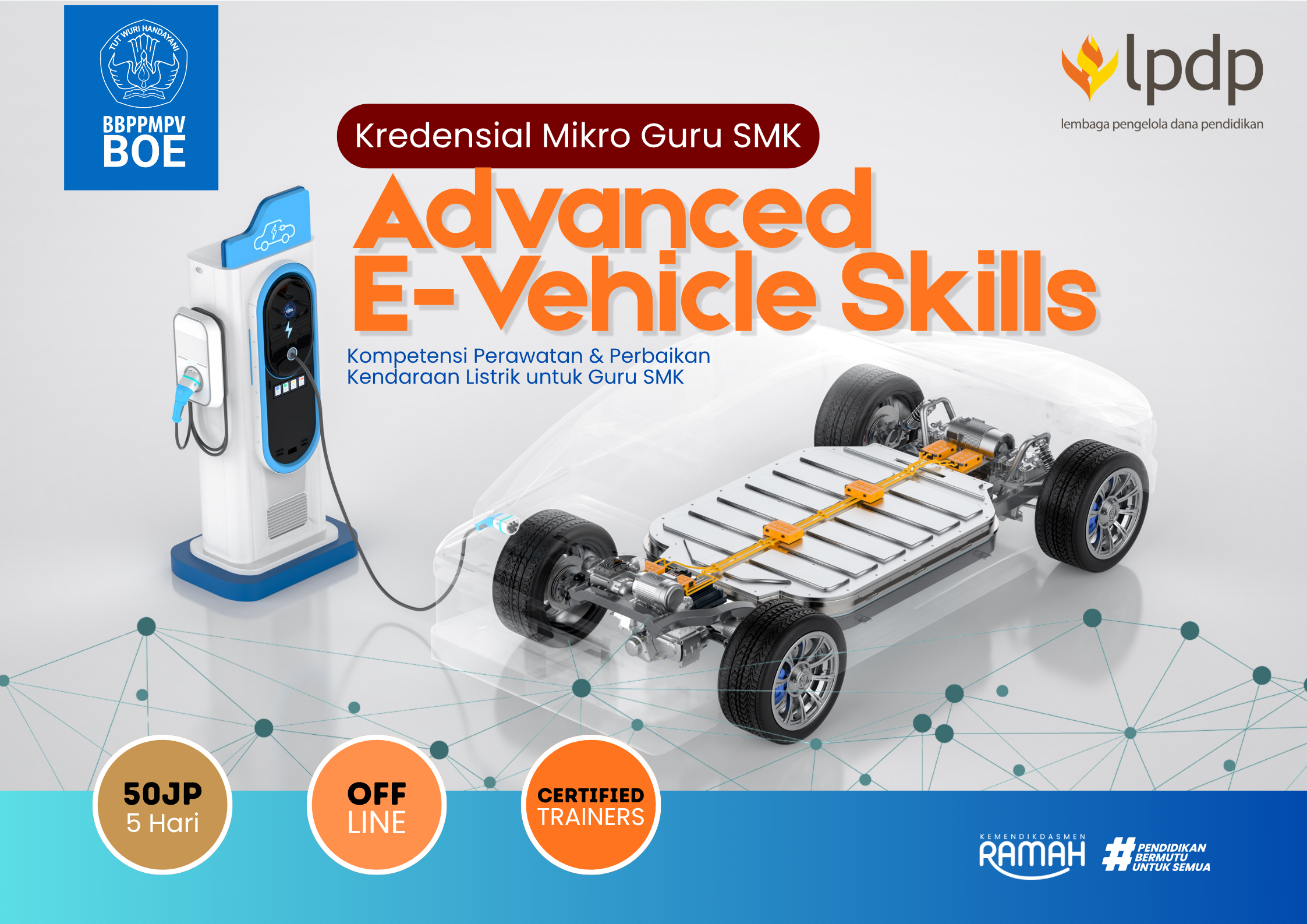 Advanced E-Vehicle Skills (Kompetensi Perawatan & Perbaikan Kendaraan Listrik untuk Guru SMK)