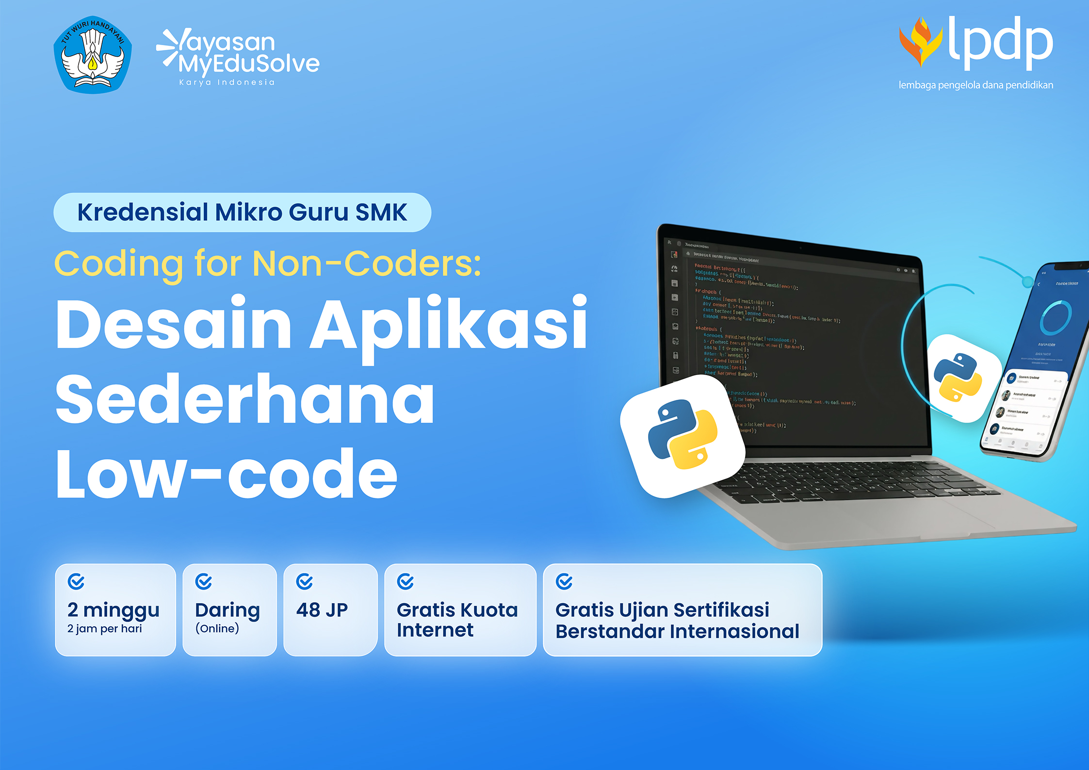 Coding for Non-Coders: Desain Aplikasi Sederhana Low-code